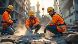 La coordination de l'équipe de grutiers pour les opérations de levage sur chantier