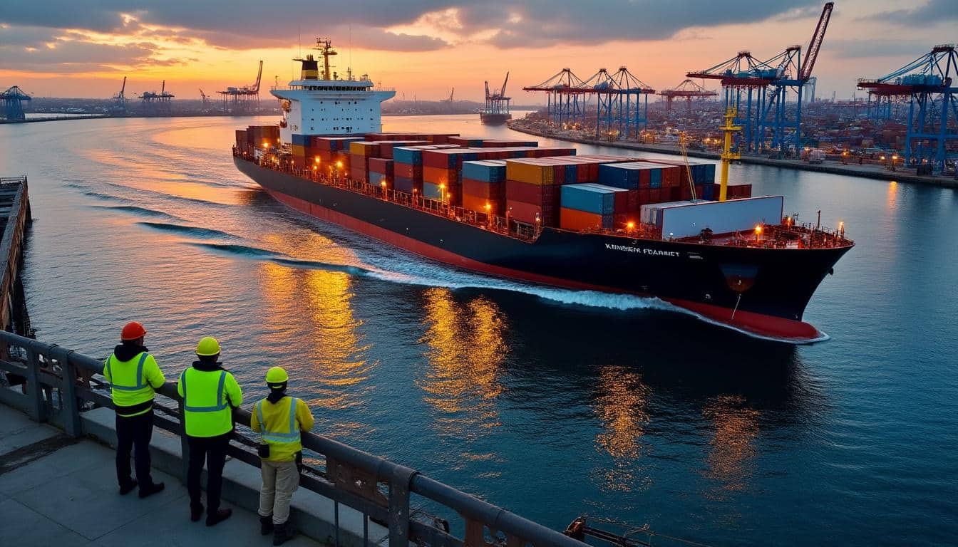 Illustration: Pourquoi le nombre de conteneurs sur un porte conteneur est crucial pour le commerce mondial