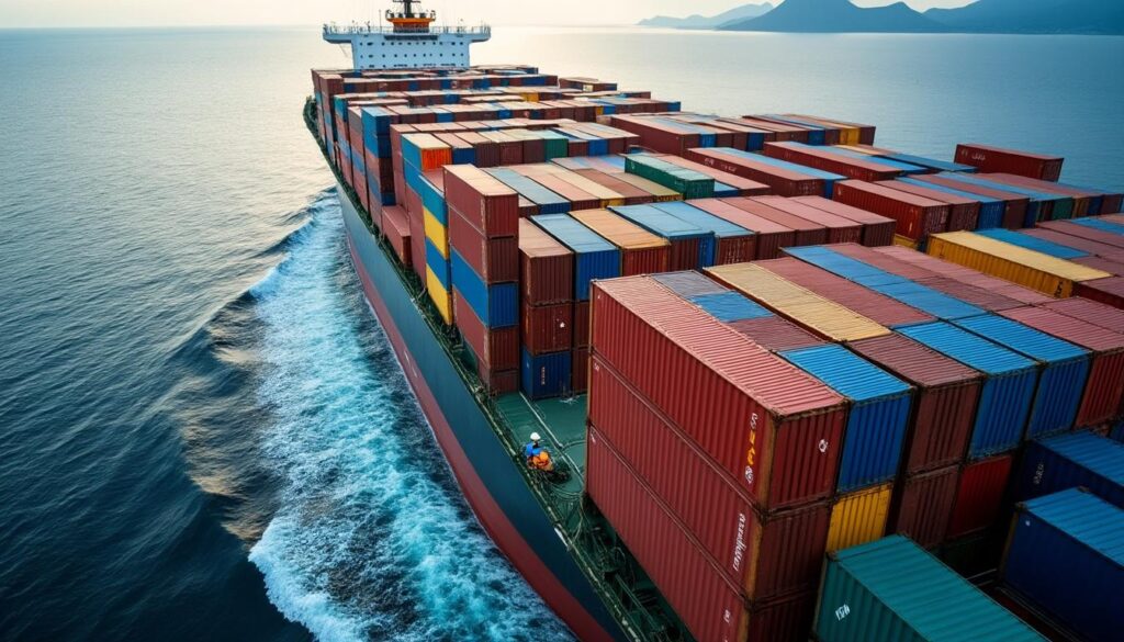 Combien de conteneurs sur un porte conteneur : capacités et records