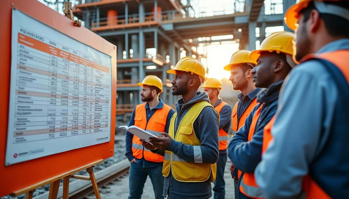 Illustration: Comprendre la grille de salaire dans le secteur du BTP : fondements et rôle