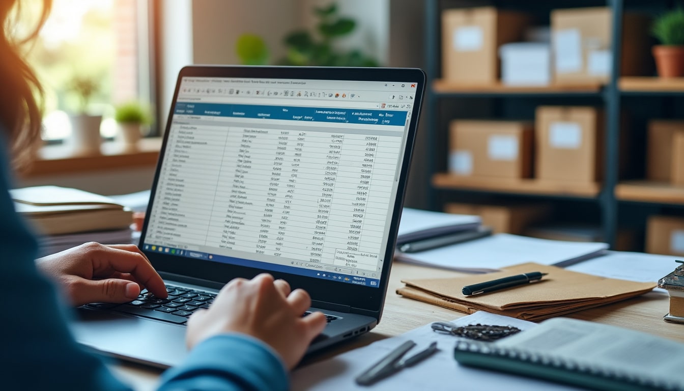 Illustration: Comprendre l’intérêt d’un fichier de gestion de stock sur Excel
