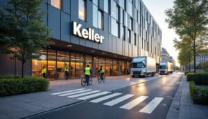 Paris : l’espace de logistique urbaine Keller, un hub durable