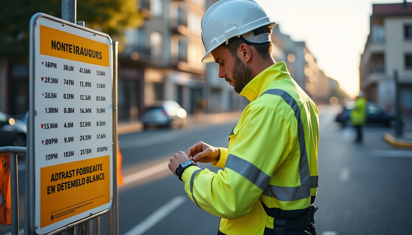 Illustration: Comprendre les horaires légaux pour les travaux en semaine