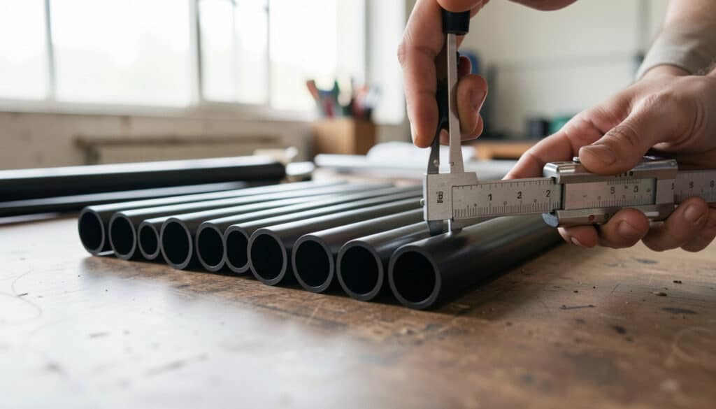 Diamètre d’un tube en acier noir : bien le comprendre