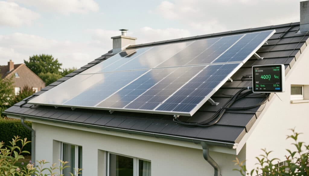 Production journalière d’un panneau solaire de 400 W