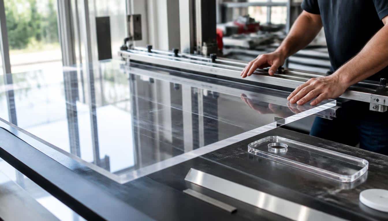 Usinage du plexiglas : coupe, pliage et finitions